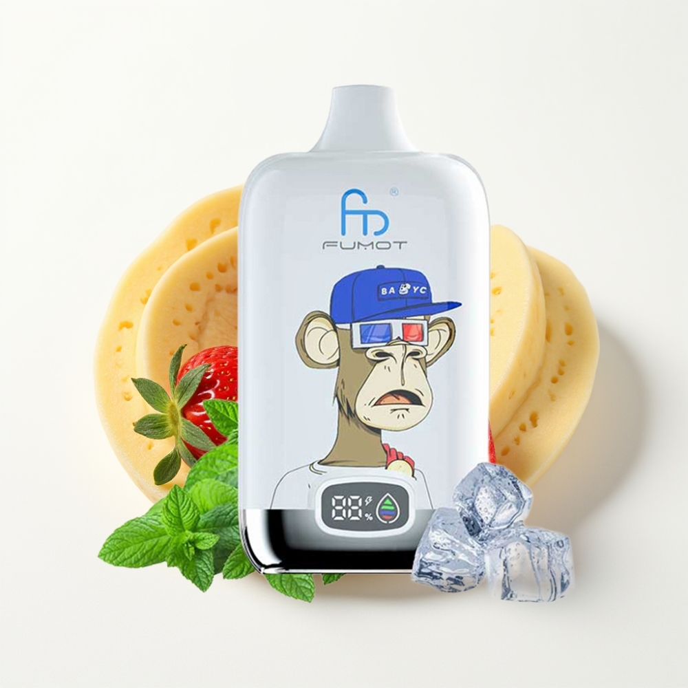 Fumot Tornado Digital Box 12000 Puffs 20ml Jagoda Banana