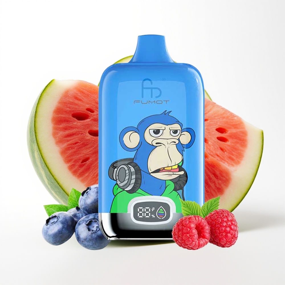 Fumot Tornado Digital Box 12000 Puffs 20ml Jagoda Lubenica