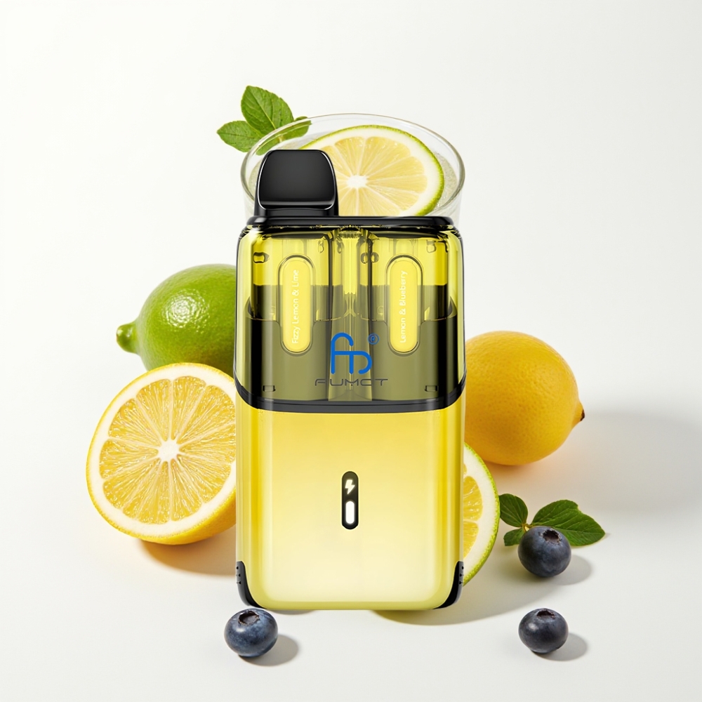 Fumot Ultra T32000 24ml Gazirani Limeta & Limun - Limun & Borovnica