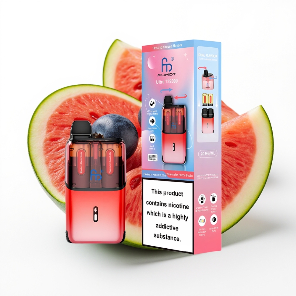 Fumot Ultra T32000 32000 Puffova Plava Bobica Hubba Bubba - Lubenica Hubba Bubba