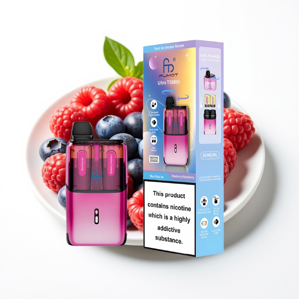 Fumot Ultra T32000 32000 Pufova Blue Razz Ice - Plava Malina Jagoda