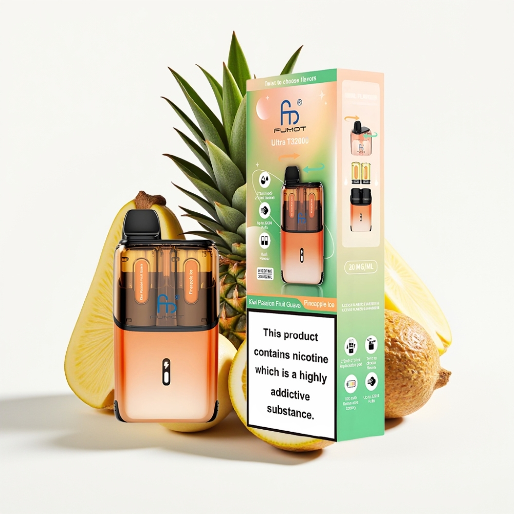 Fumot Ultra T32000 800mAh Kiwi Marakuja Guava - Ananas Led