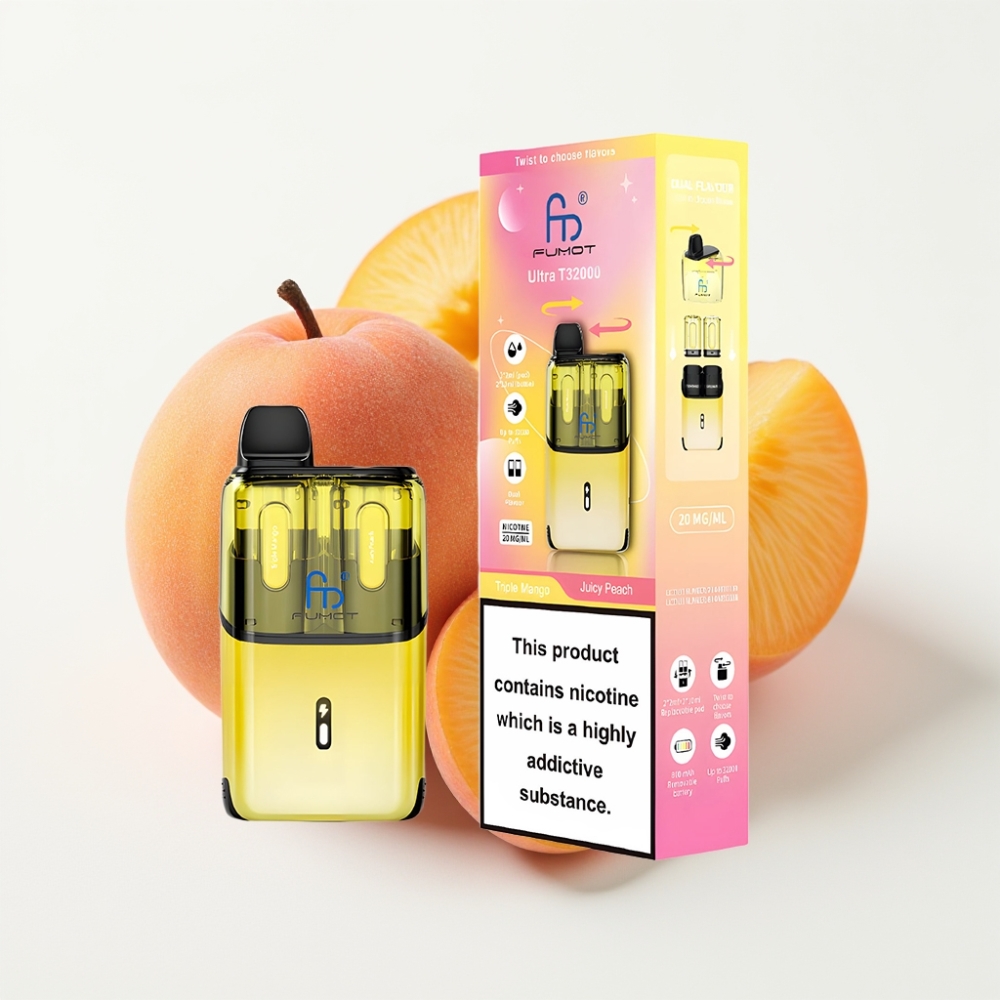 Fumot Ultra T32000 Triple Mango - Sočna Breskva 24ml