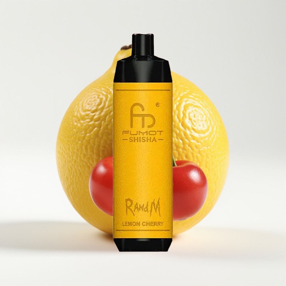 RandM Fumot Shisha 10000 Puffova 18ml Prefilled e-tečnost Aroma Limun Trešnja