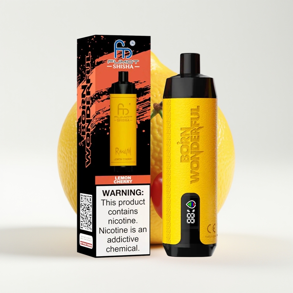 RandM Fumot Shisha 10000 Puffova 18ml Prefilled e-tečnost Aroma Limun Trešnja