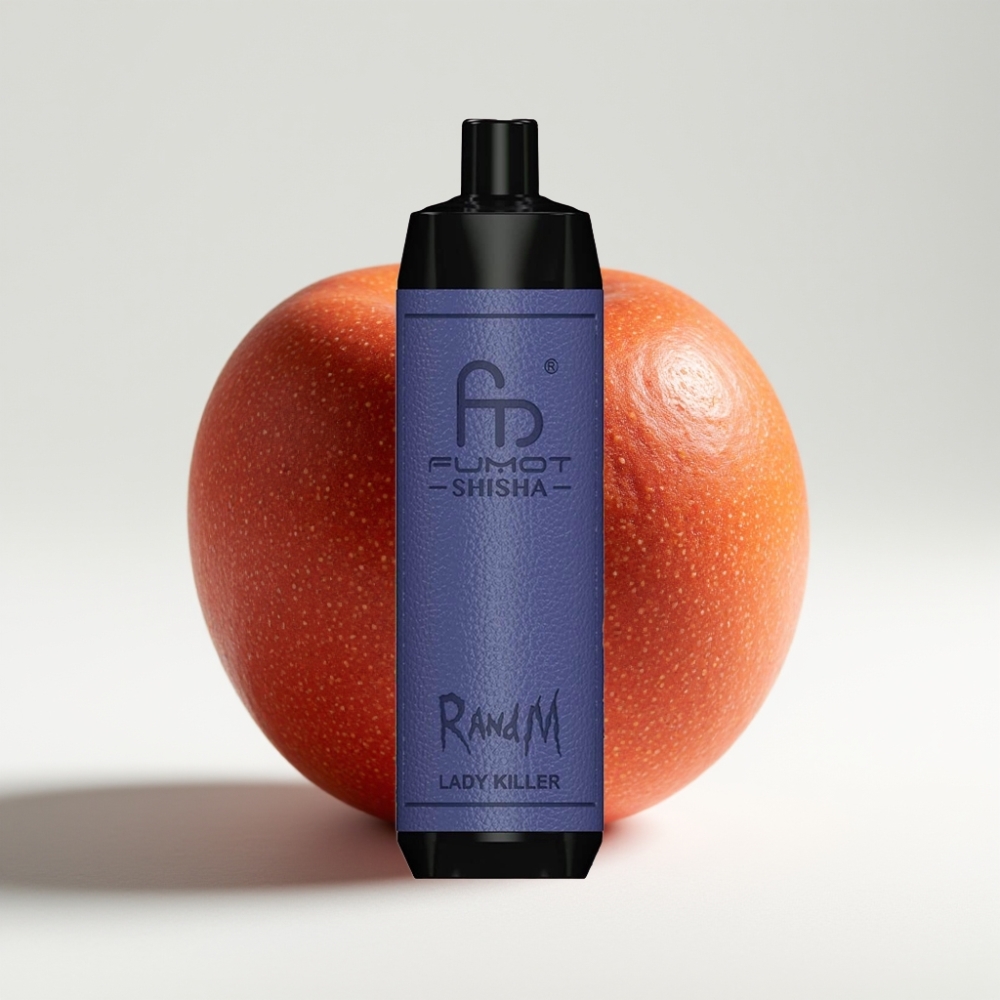 RandM Fumot Shisha 10000 Puffs 0.6ohm Mrežasti Sviti Lady Killer (Ubica Žena)
