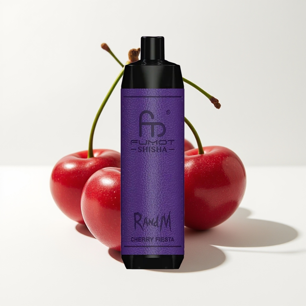 RandM Fumot Shisha 10000 Puffs 18ml Cherry Fiesta