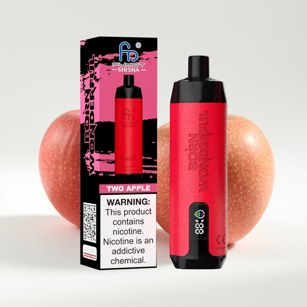 RandM Fumot Shisha 10000 Puffs 18ml Dvije Jabuke