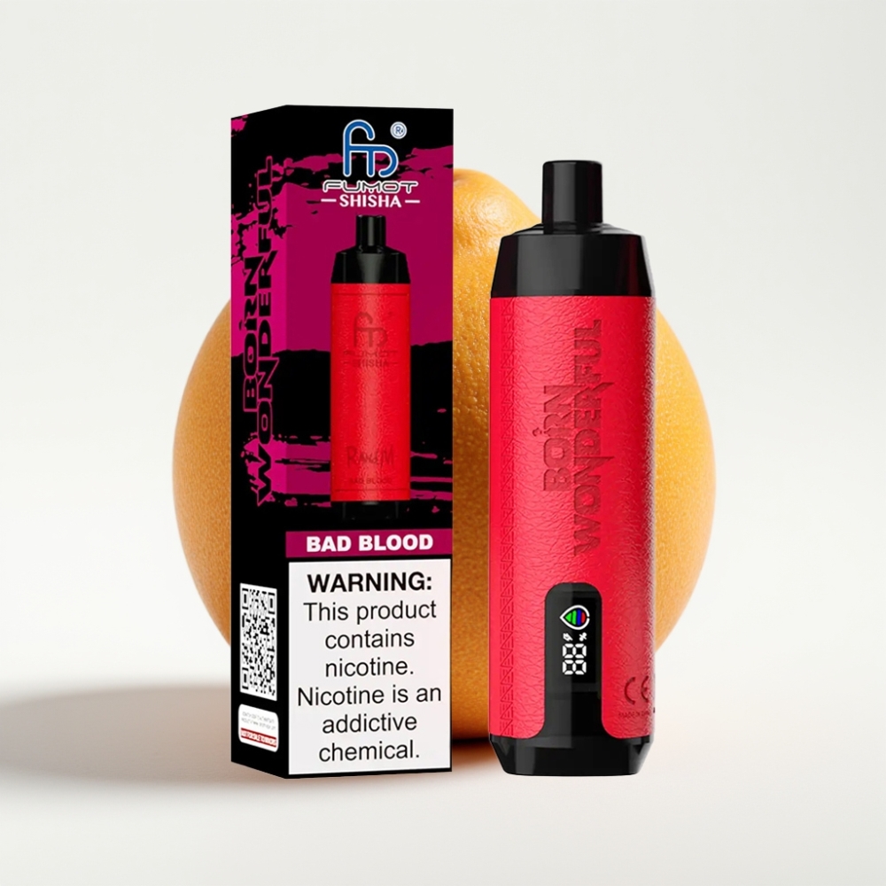 RandM Fumot Shisha 10000 Puffs 18ml Loša Krv Disposable Vape