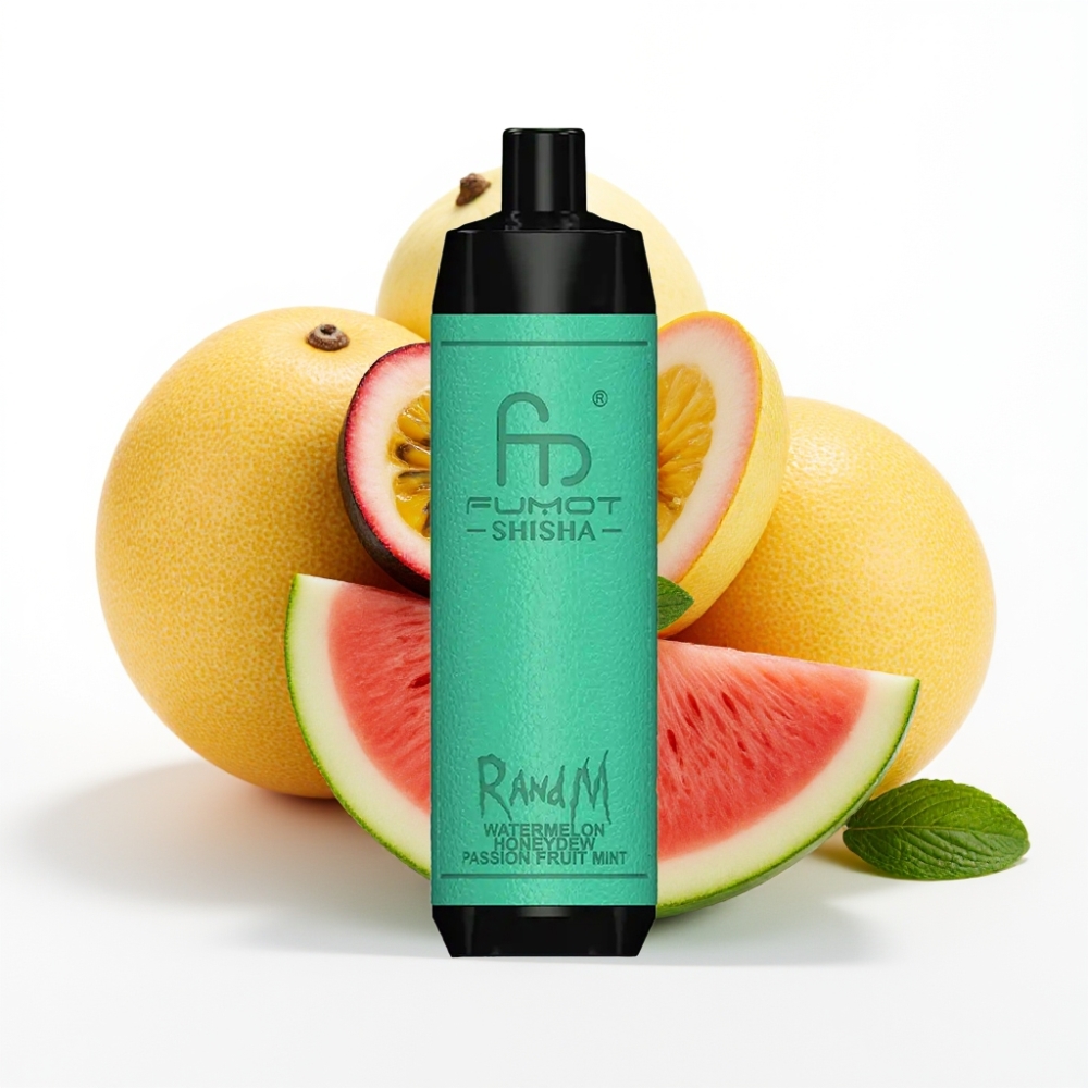 RandM Fumot Shisha 10000 Puffs 18ml Lubenica Medljika Mаракуја Metvica