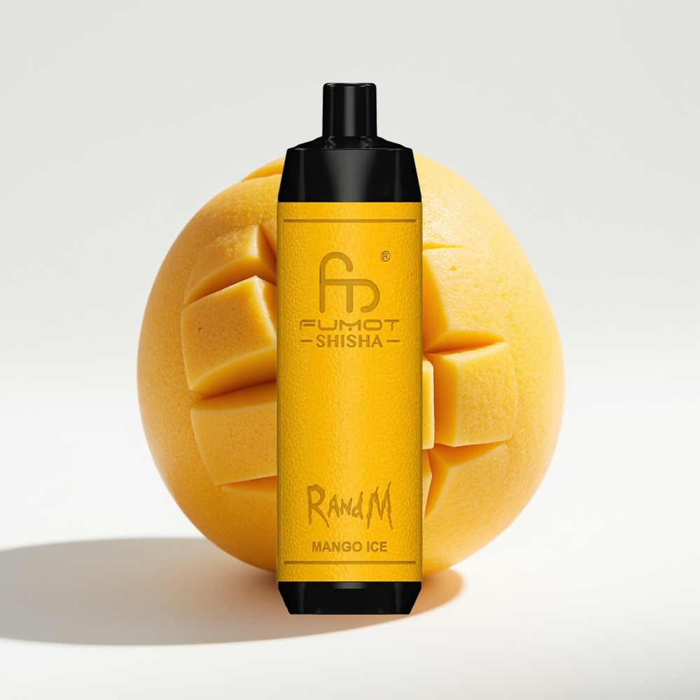 RandM Fumot Shisha 10000 Puffs 18ml Mango Led