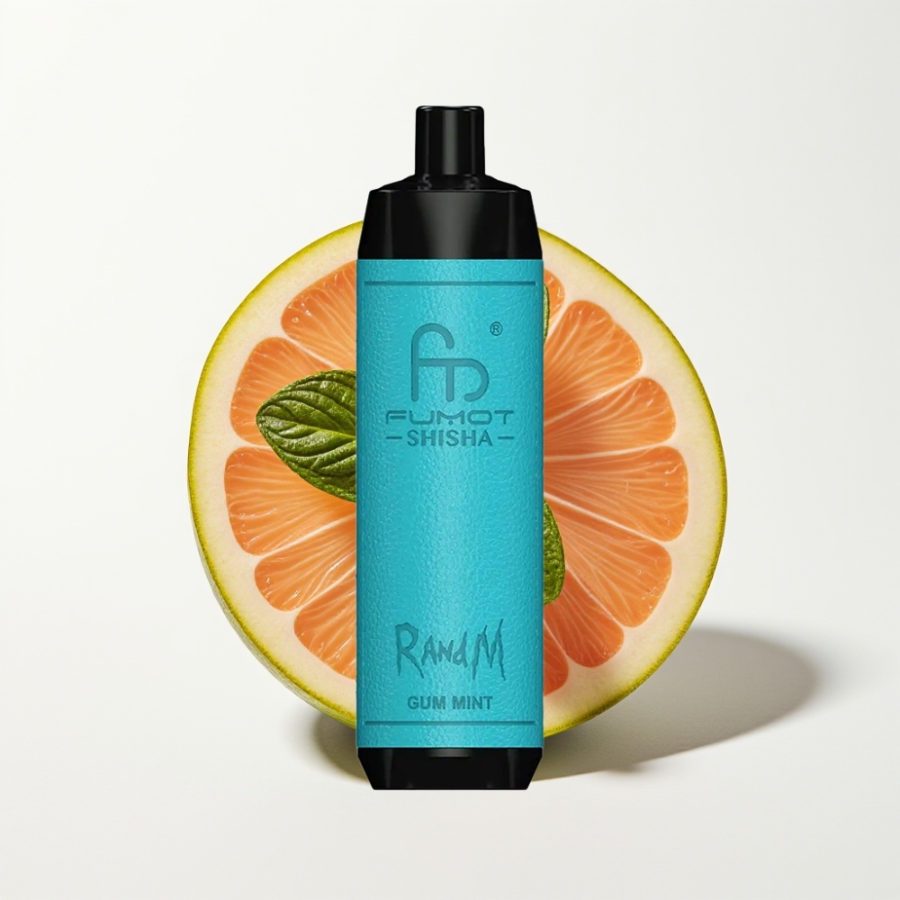 RandM Fumot Shisha 10000 Puffs 18ml Žvakaća menta Jednokratna e-cigareta