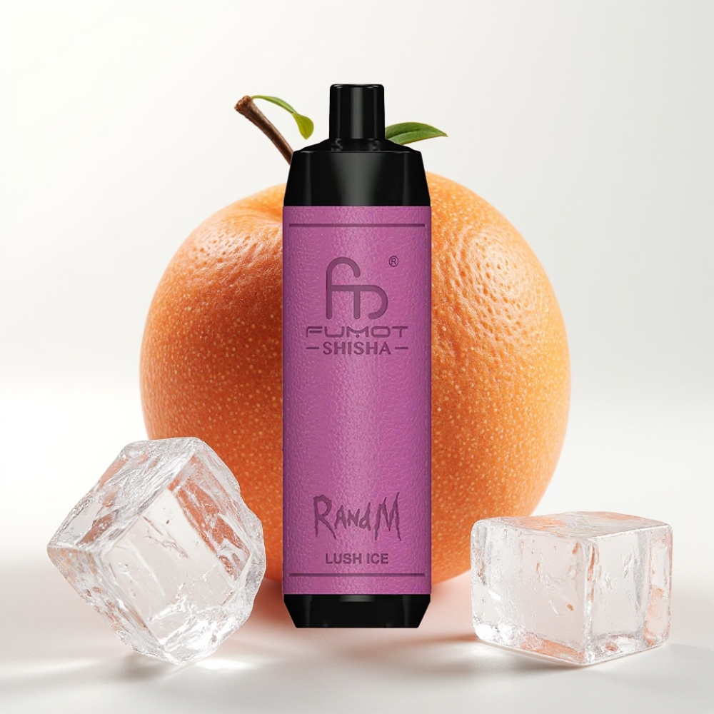 RandM Fumot Shisha 10000 Pufova 18ml Prefilled E-tečnost Lush Ice