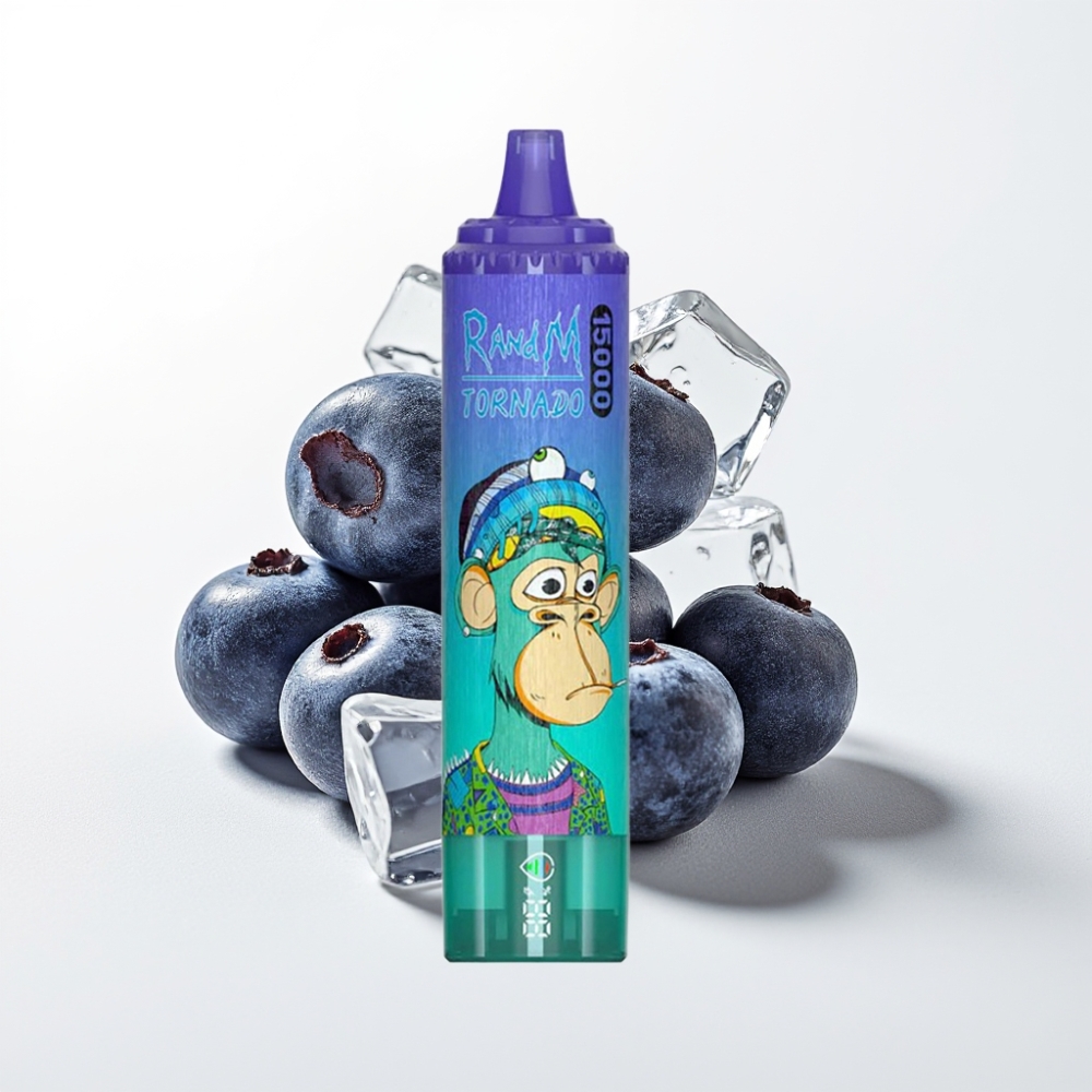 Fumot RandM Tornado 15000 Puffs 25ml Borovnica Na Ledu