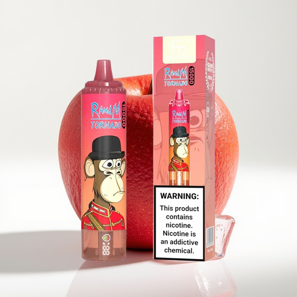 Fumot RandM Tornado 15000 Puffs 25ml Crvena Energija Led