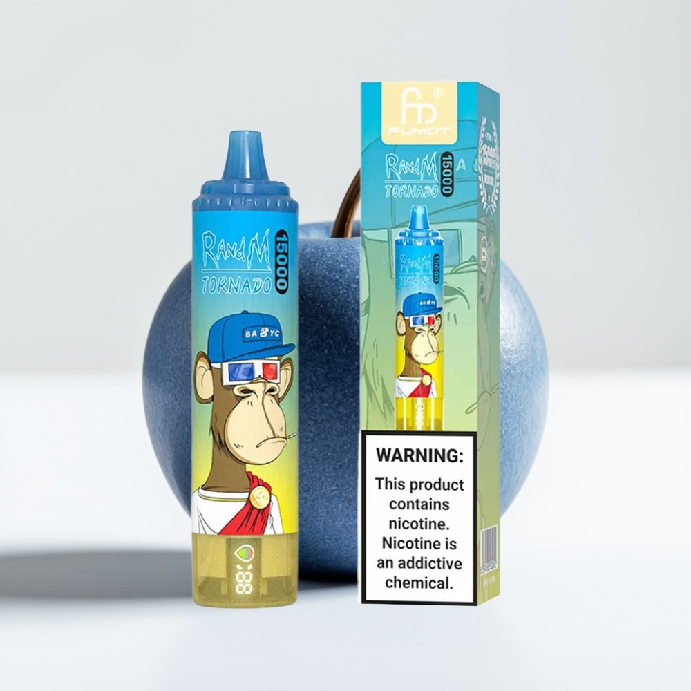 Fumot RandM Tornado 15000 Puffs 25ml Gospodin Plavi