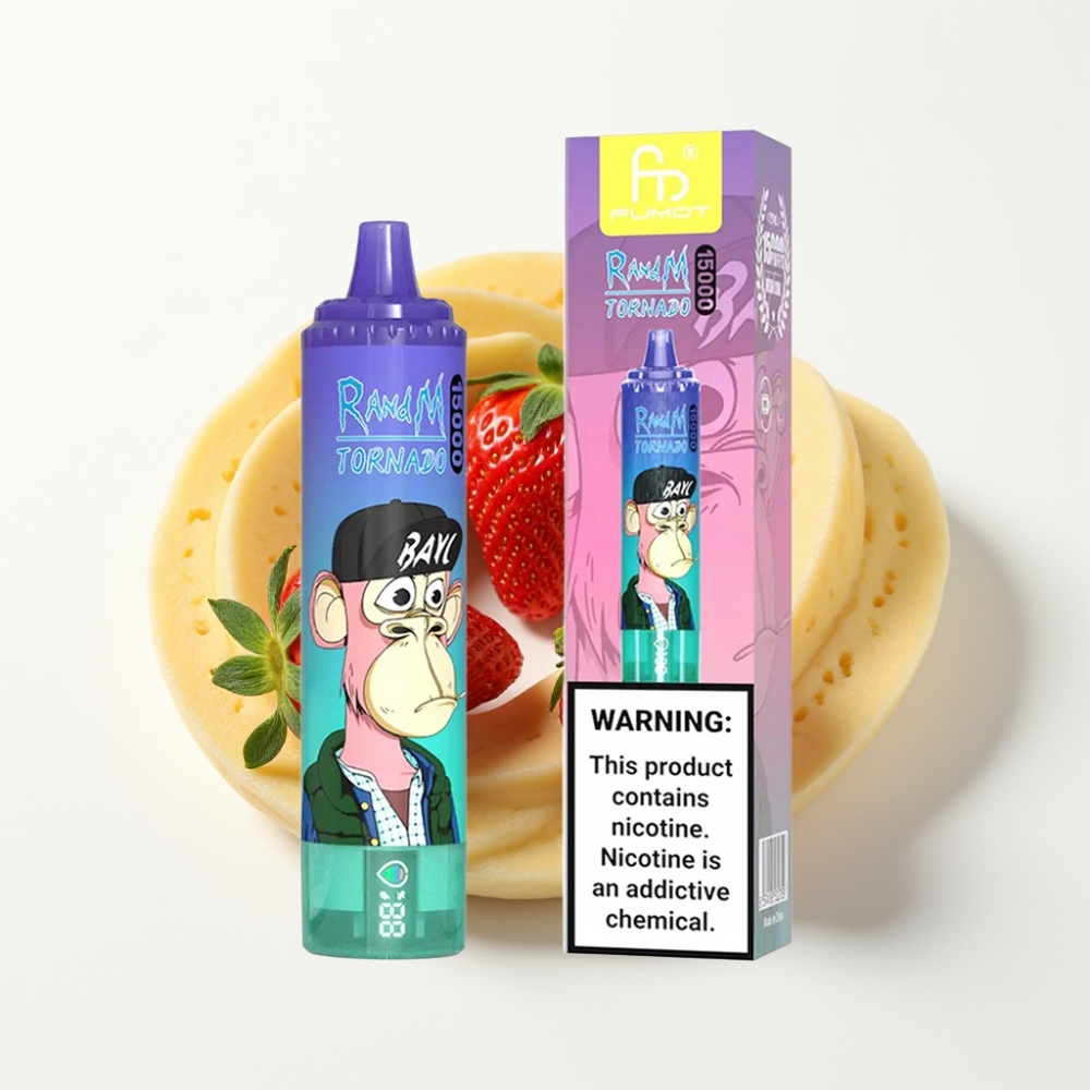 Fumot RandM Tornado 15000 Puffs 25ml Jagoda Banana