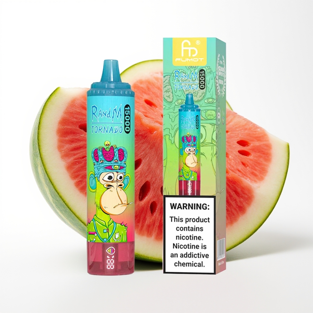 Fumot RandM Tornado 15000 Puffs 25ml Jagoda Lubenica