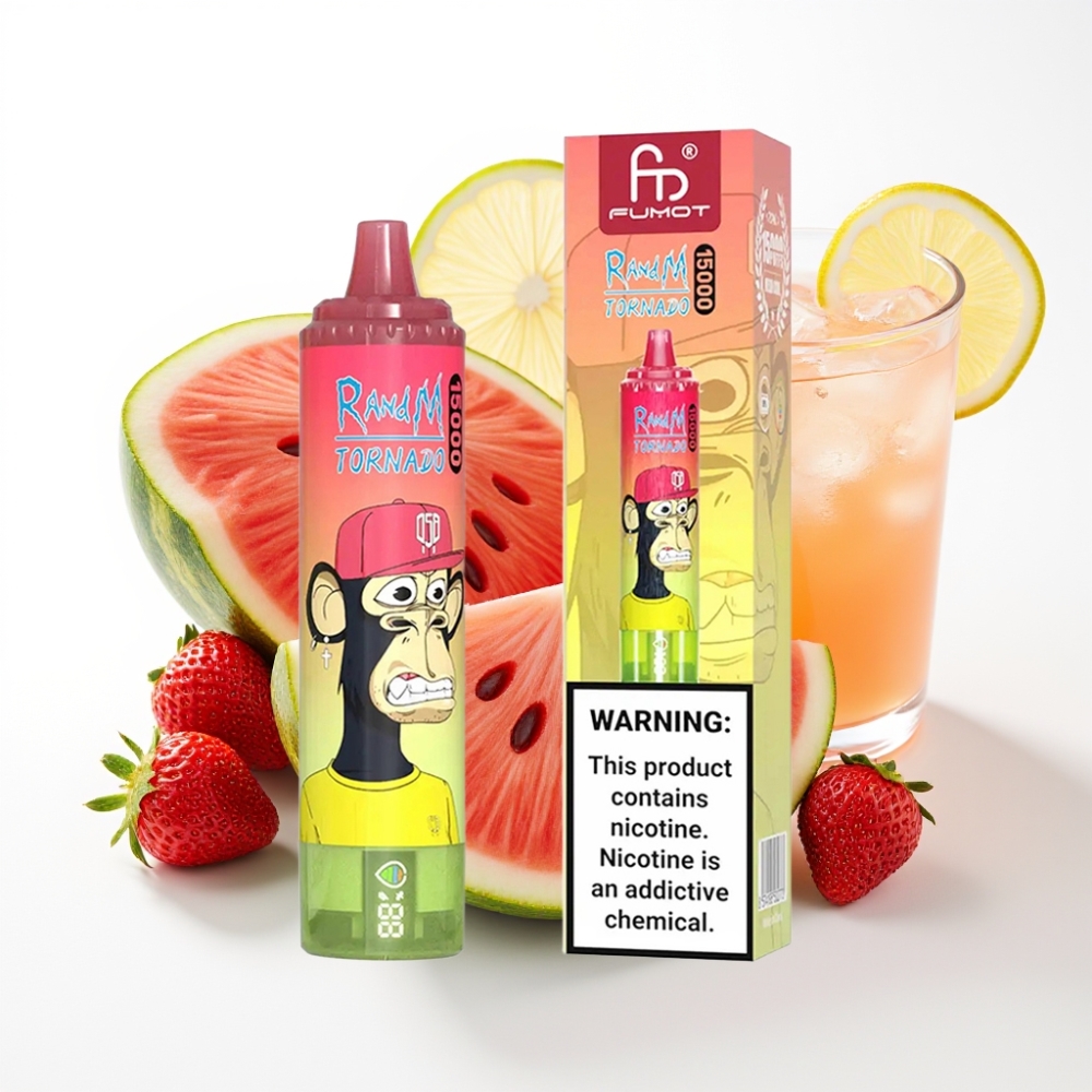 Fumot RandM Tornado 15000 Puffs 25ml Jagoda Lubenica Limunada
