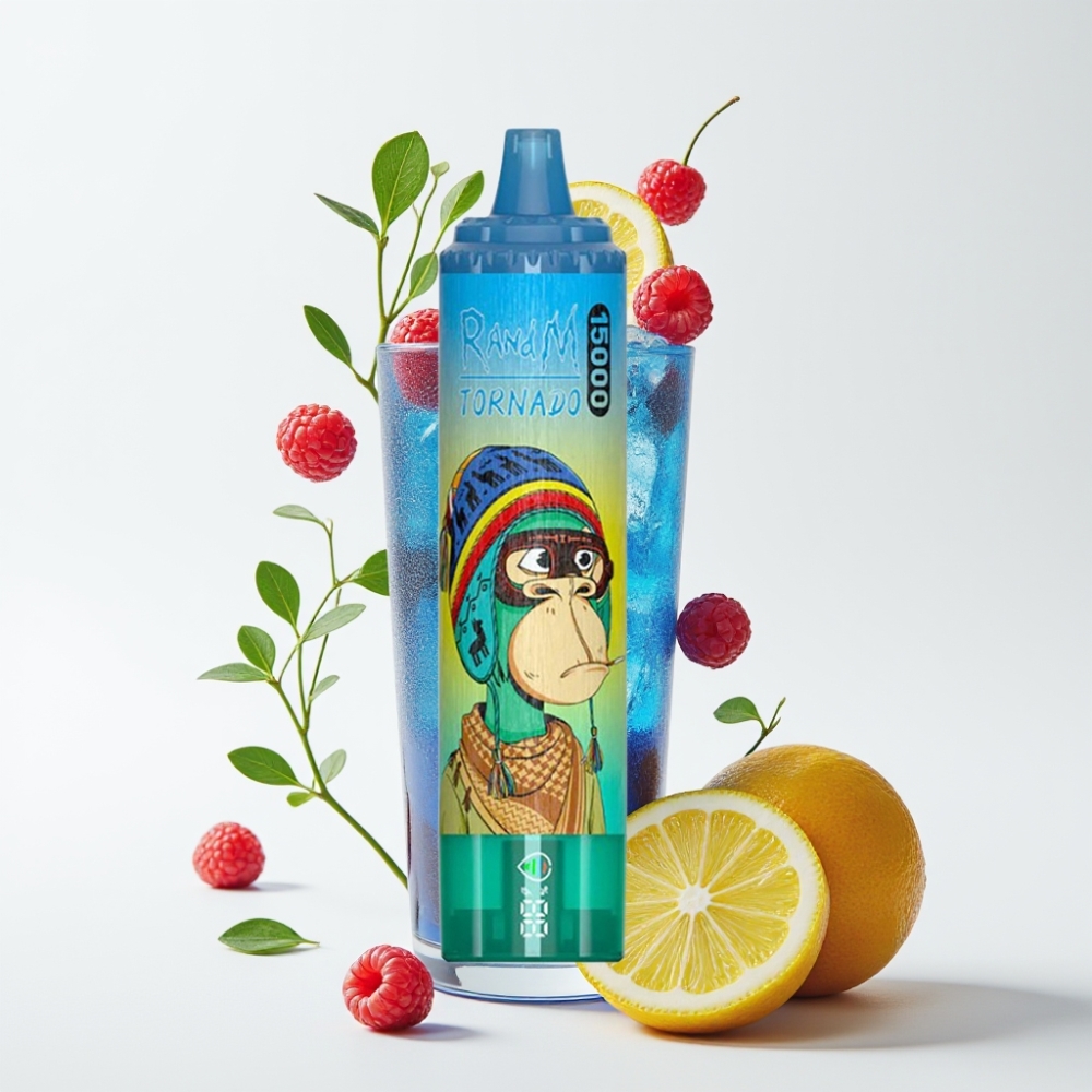 Fumot RandM Tornado 15000 Puffs 25ml Plava Malina Limunada