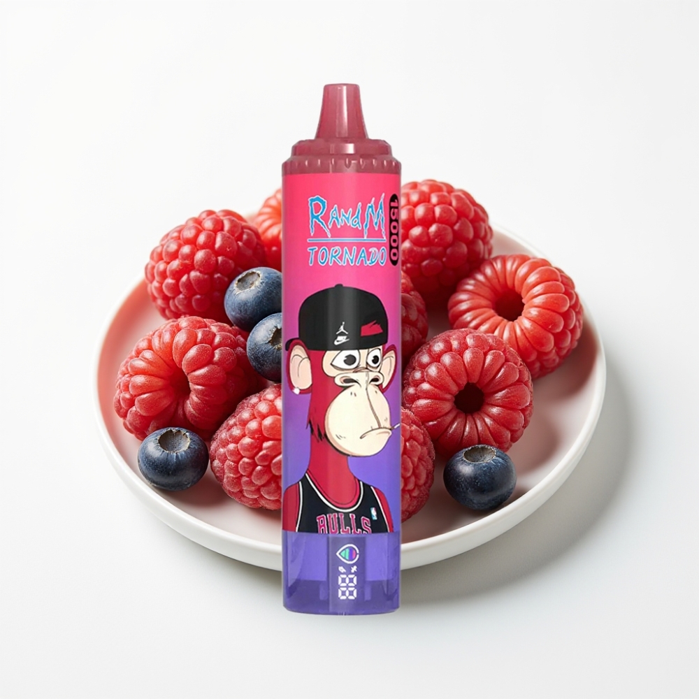 Fumot RandM Tornado 15000 Puffs 25ml Plavo-kisela Malina