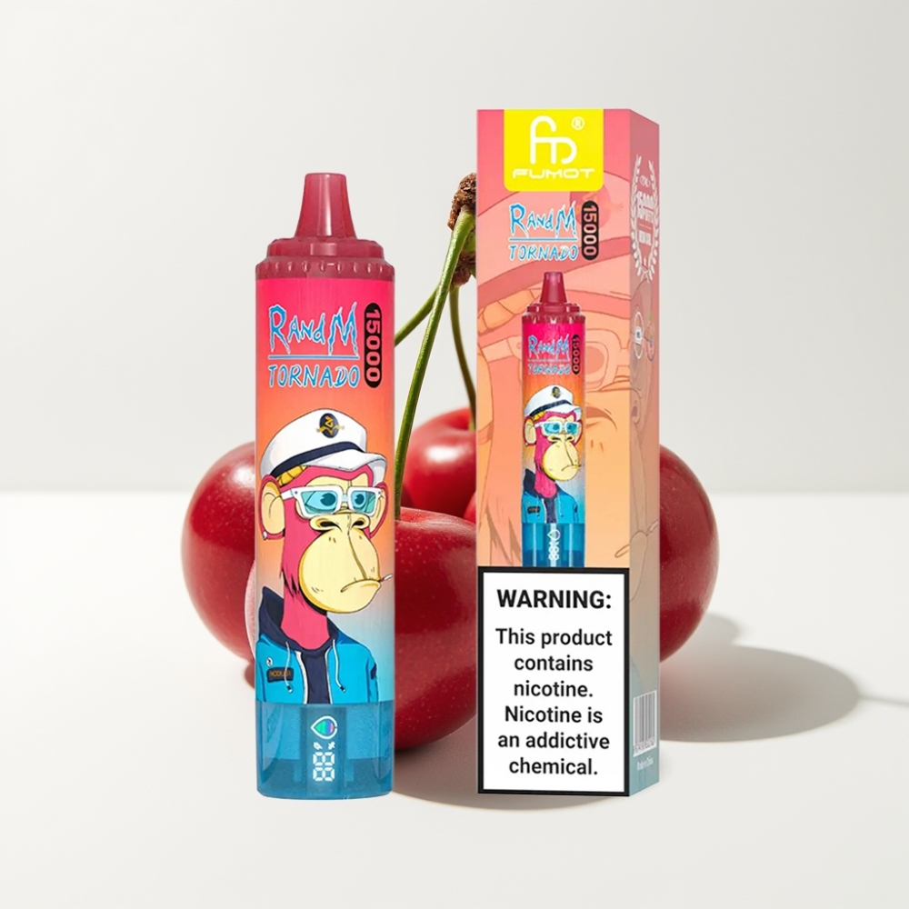 Fumot RandM Tornado 15000 Puffs 25ml Trešnja