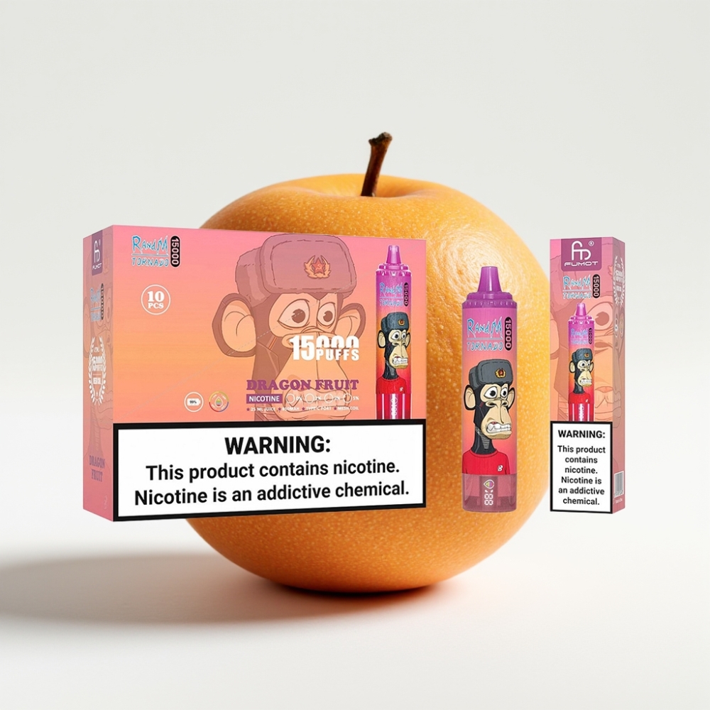 Fumot RandM Tornado 15000 Puffs 25ml Zmajevo Voće