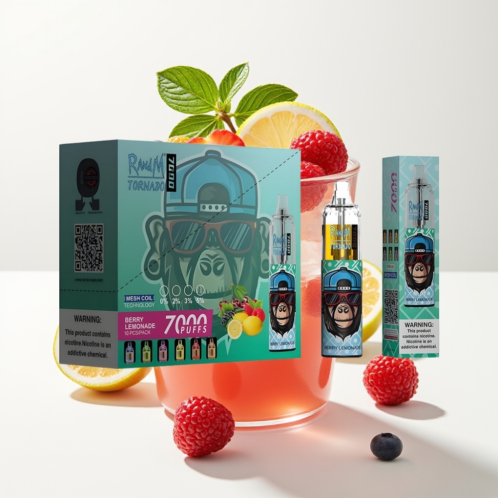 Fumot Tornado 7000 Puševa s Okusom Jagodovog Limunada