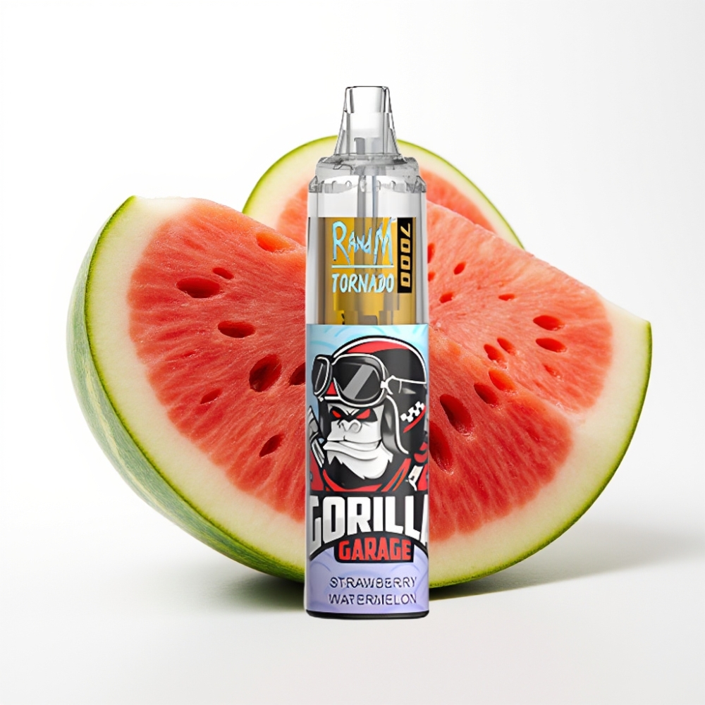 Fumot Tornado 7000 Puffova 14 ML E-tečnost Jagoda Lubenica