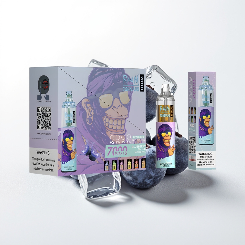 Fumot Tornado 7000 Puffovi 14 ML Borovnica Na Ledu