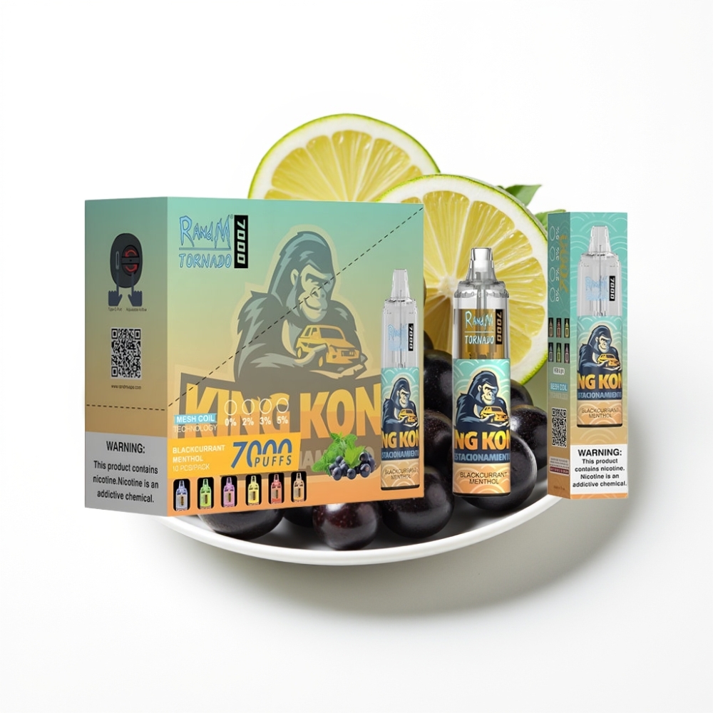 Fumot Tornado 7000 Puffs 14 ML Crna Ribizla Mentol