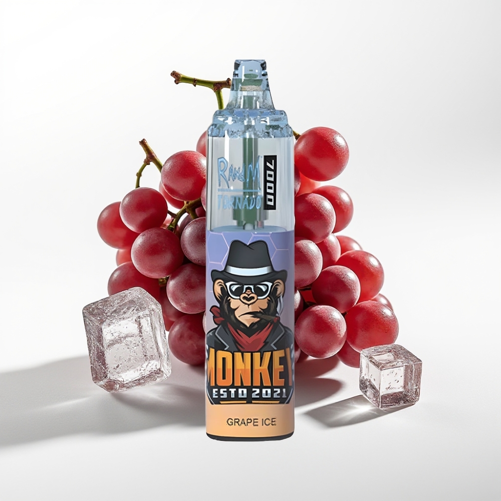 Fumot Tornado 7000 Puffs 14 ML Grozd Led Disposable Vape