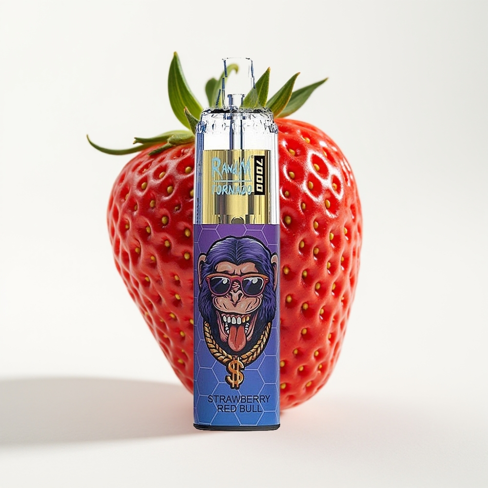 Fumot Tornado 7000 Puffs 14 ML Jagoda Red Bull