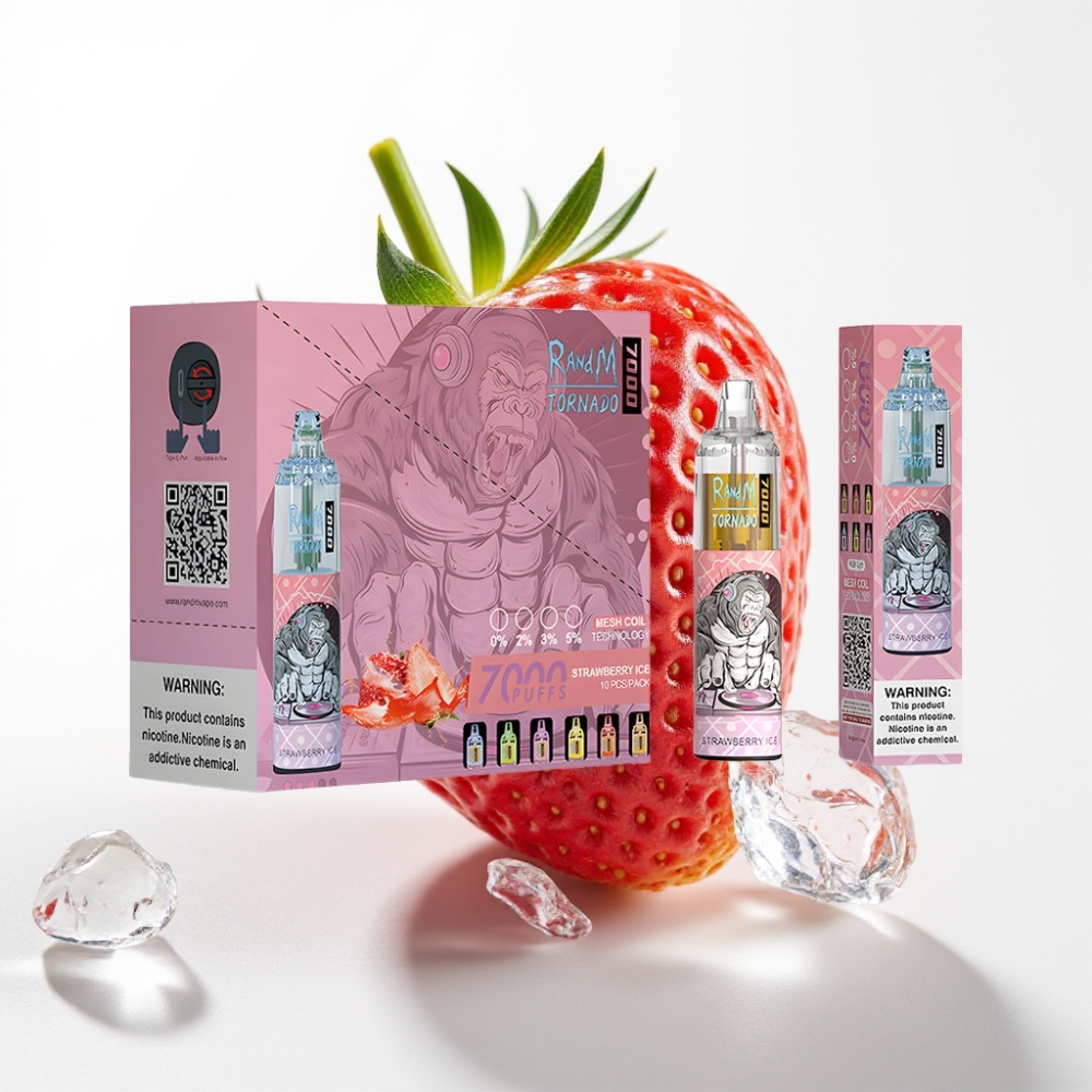 Fumot Tornado 7000 Pufova 14ML Jagoda Led