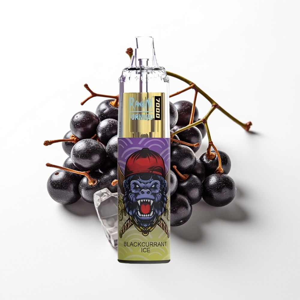 Fumot Tornado 7000 Pufova 14 ML Crni Ribizl Led