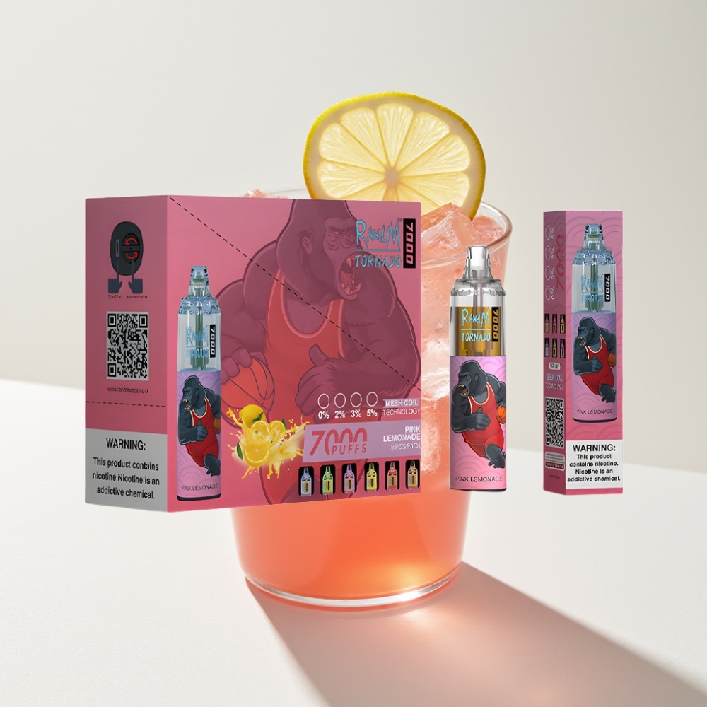 Fumot Tornado 7000 Pufova Ružičasti Limunad