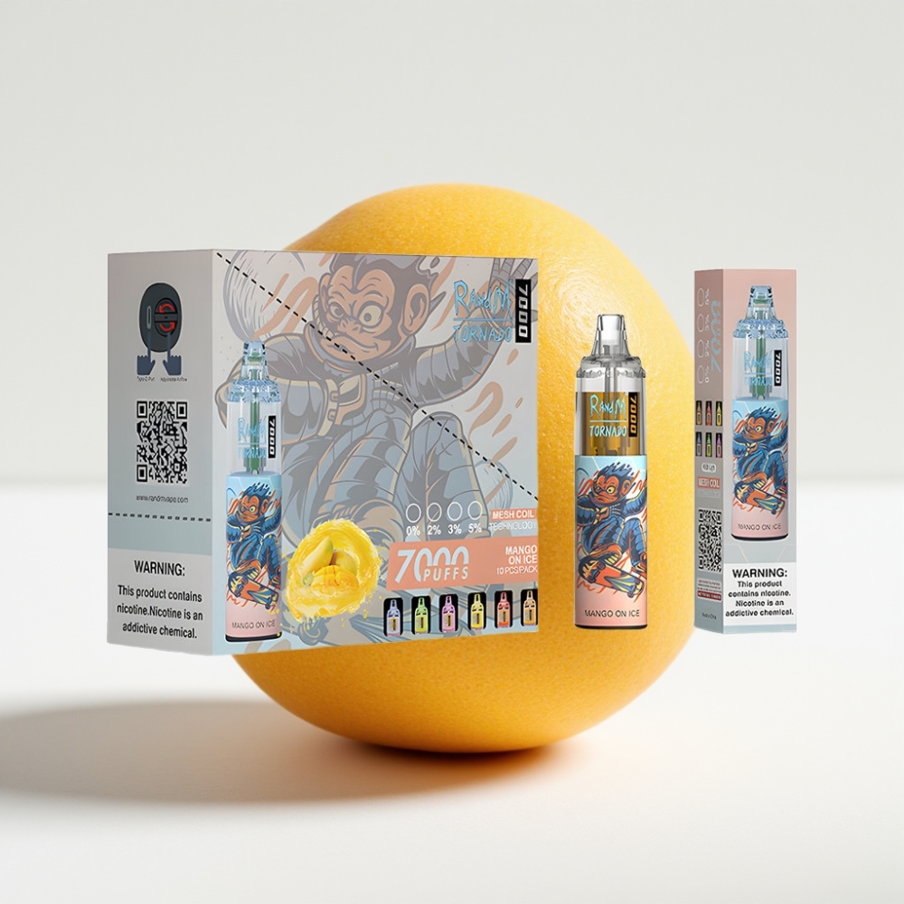 Fumot Tornado 7000 Pufova s Mango Ledom i Mesh Coil