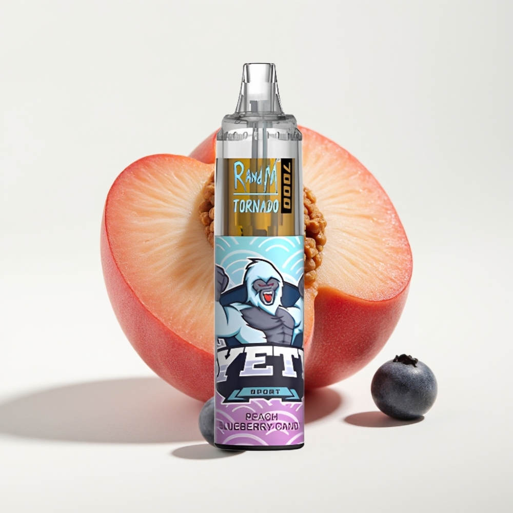 Fumot Tornado 7000 Pufova s Okusom Breskve i Borovnice