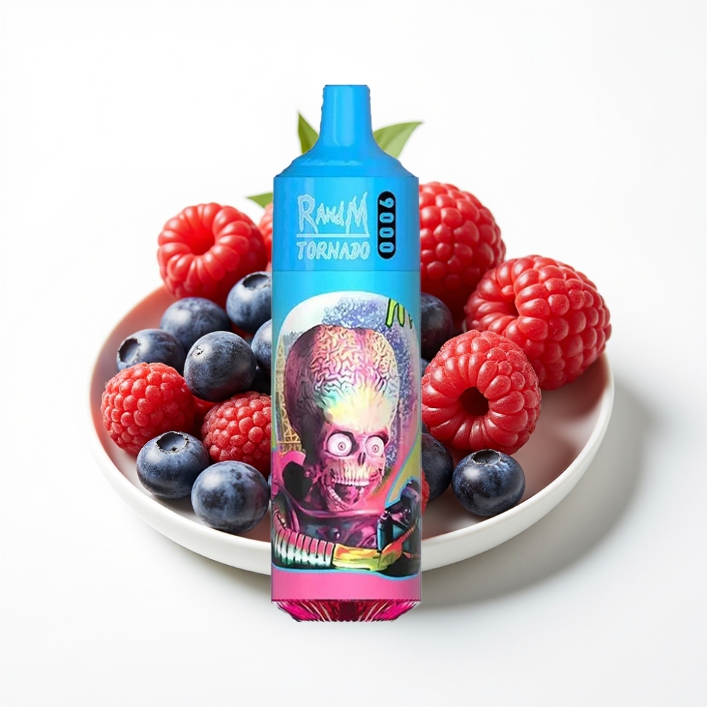 RandM Tornado 9000 Puffs 18 mL Borovnica-Kisela Malina