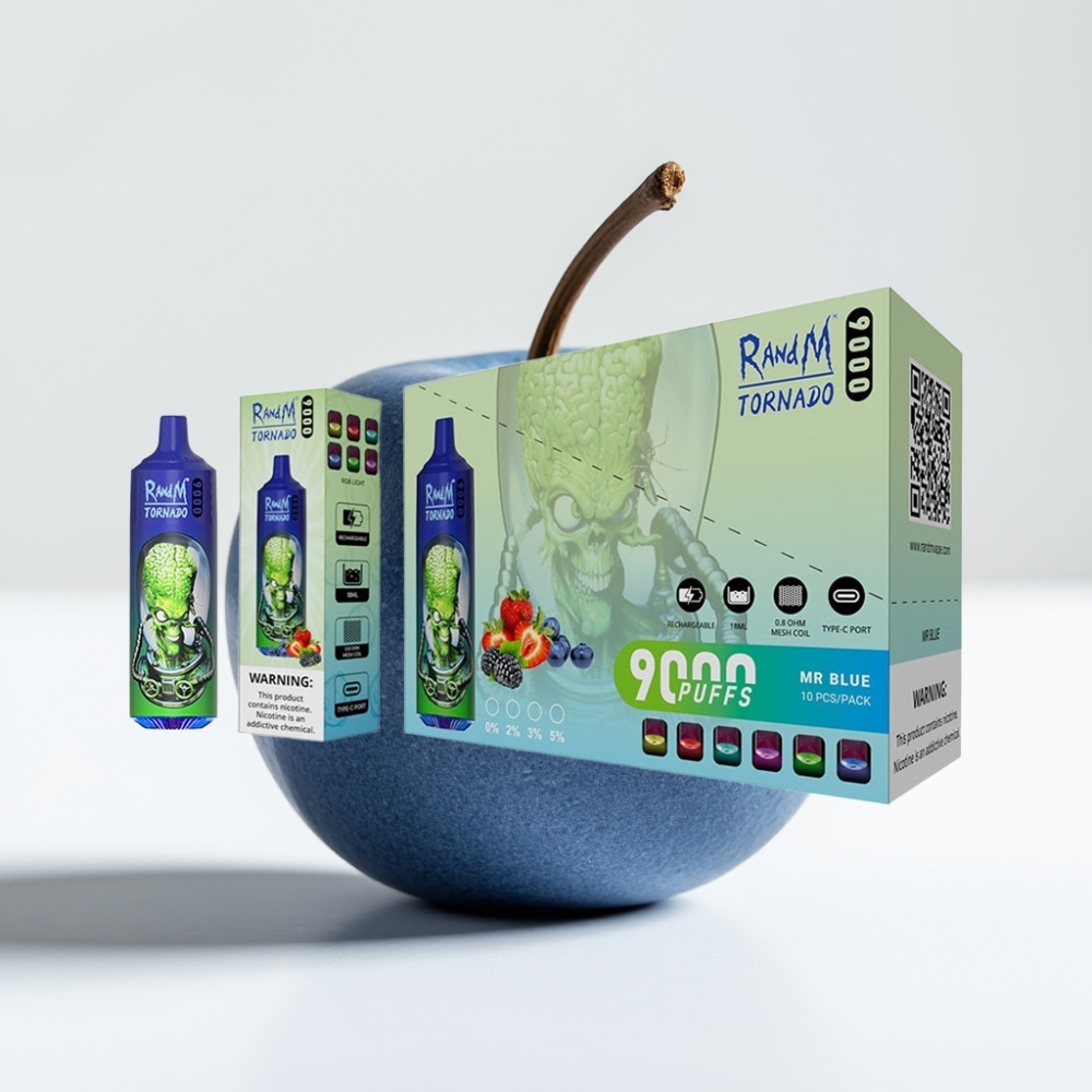 RandM Tornado 9000 Puffs 18 mL Gospodin Plavi