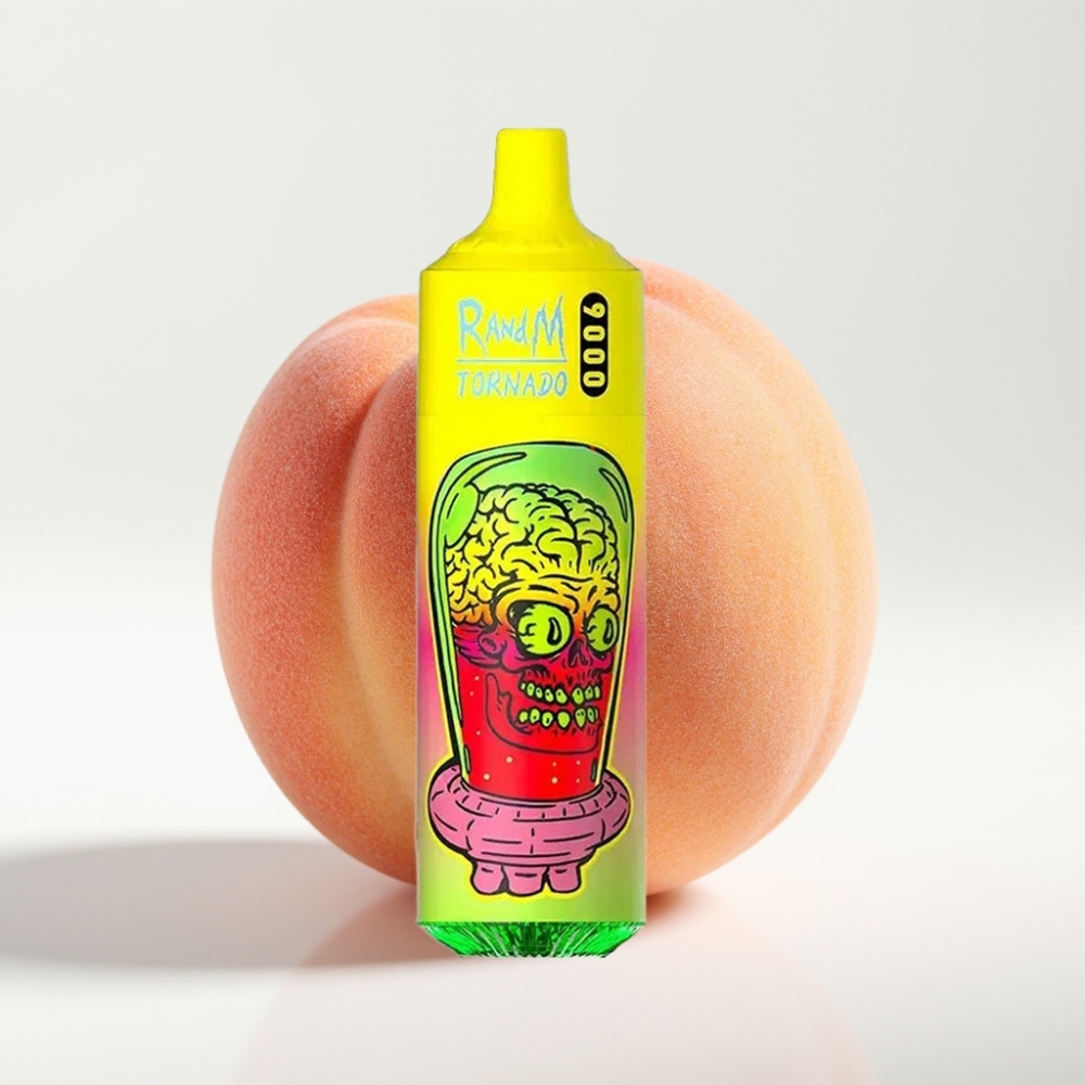 RandM Tornado 9000 Puffs 18 mL Ljetni Breskva Led