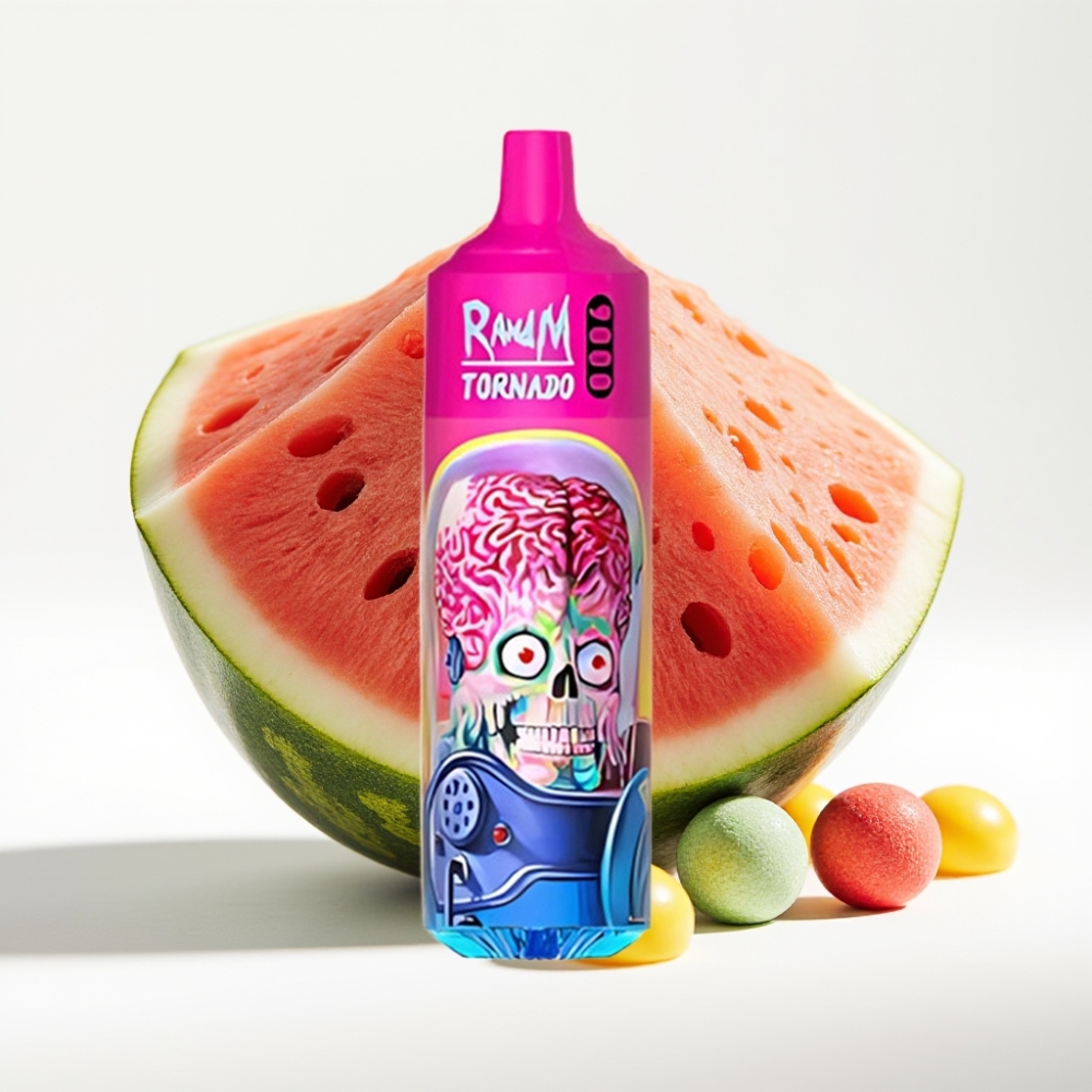 RandM Tornado 9000 Puffs 18 mL Lubenica Skittles