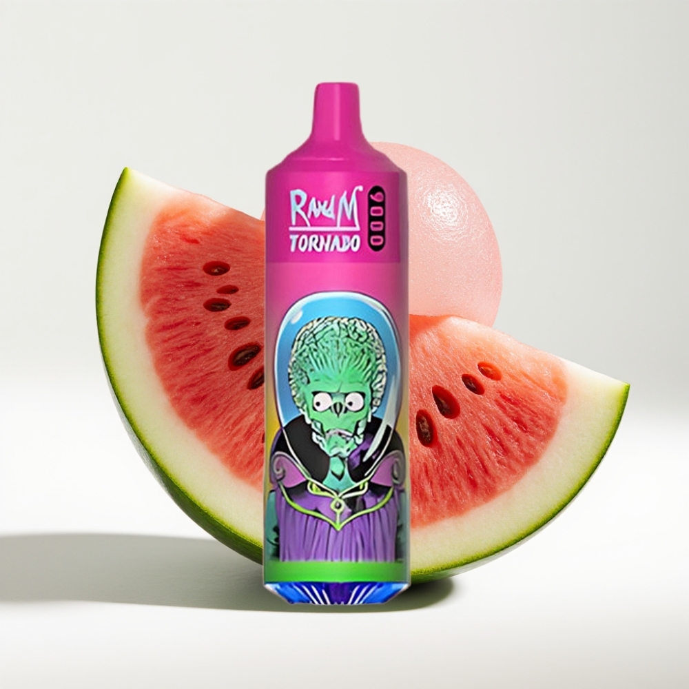 RandM Tornado 9000 Puffs 18 mL Lubenica Žvakaća Guma