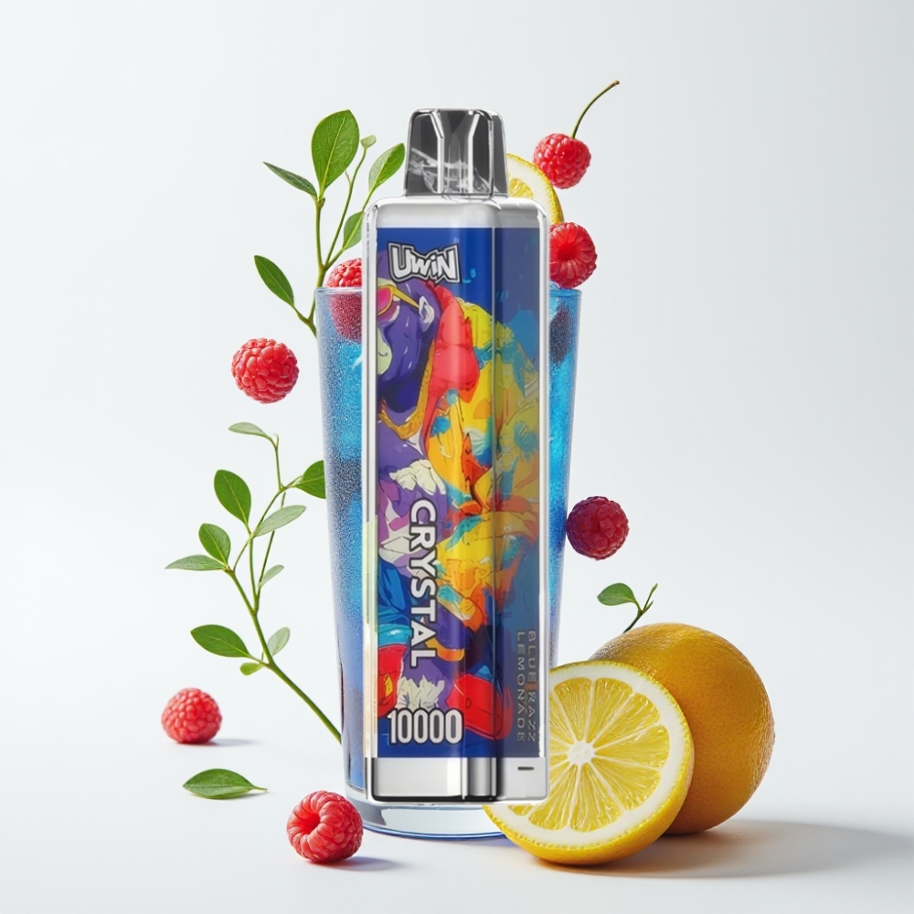 UWIN Crystal 10000 Puffova Plava Malina Limunada
