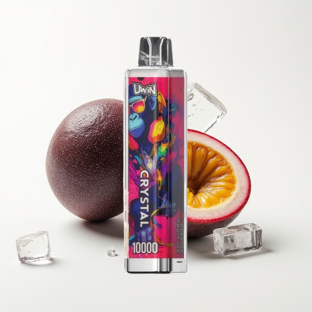 UWIN Crystal 10000 Puffs 18ml Marakuja Led