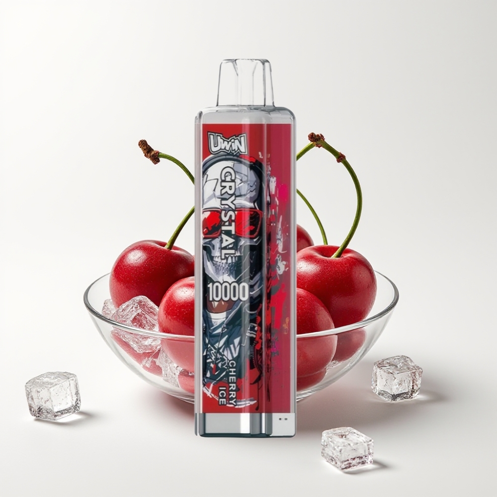 UWIN Crystal 10000 Puffs 18ml Trešnja Led