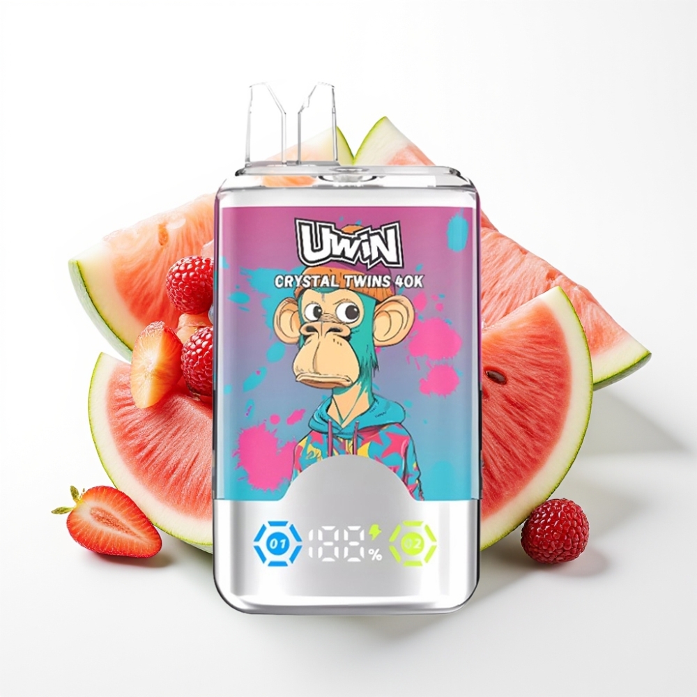 UWIN Crystal Twins 40000 Puffs Lubenica i Mješavina Bobica