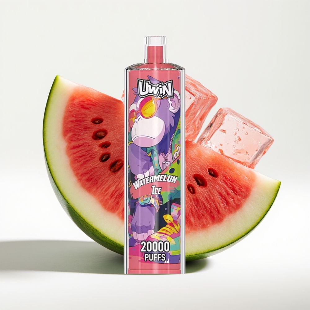 Uwin Shisha Hookah Crystal 20000 Puffova 22ml Lubenica Led