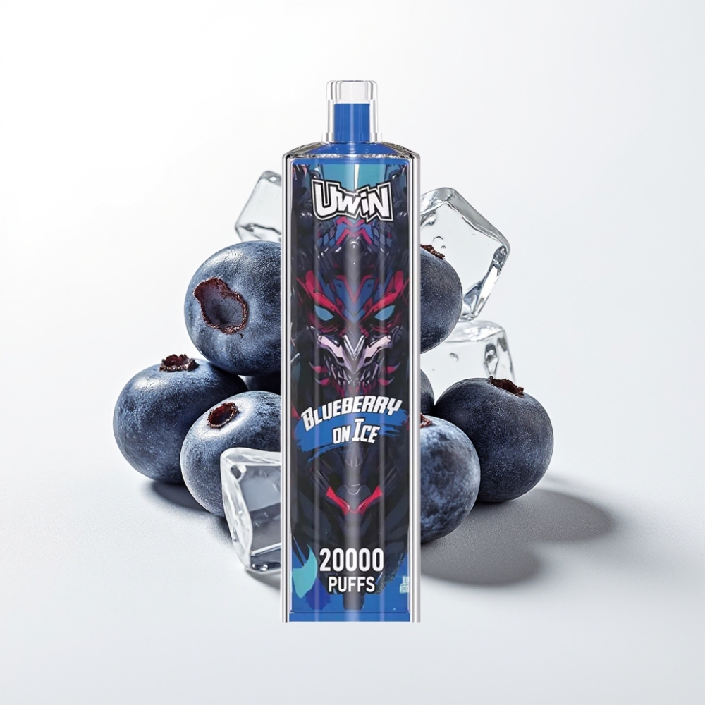 Uwin Shisha Hookah Crystal 20000 Puffs 22ml Borovnica Na Ledu